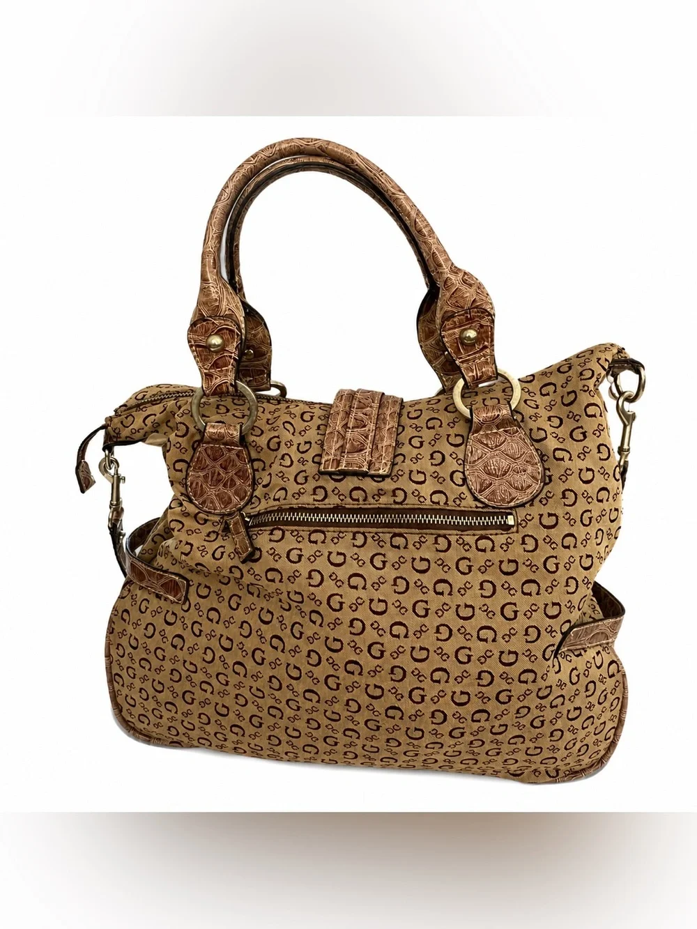 Vintage Y2K Guess Monogram Hobo Bag